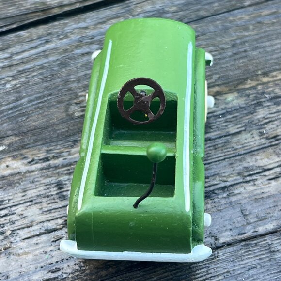 Vintage Lot Christmas Ornaments Kiddie Car Metal Wagon Wood Toy Dollhouse Cars - Picture 6 of 15